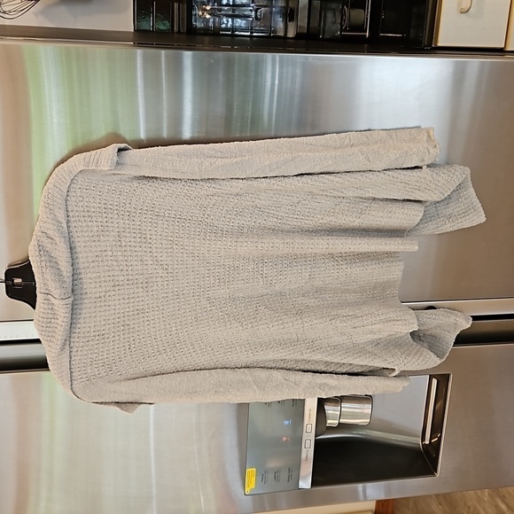 💕BAREFOOT DREAMS💕 CozyChic Lite Coastal Cardigan ~ Ocean Light Blue XS NWT - Picture 10 of 16